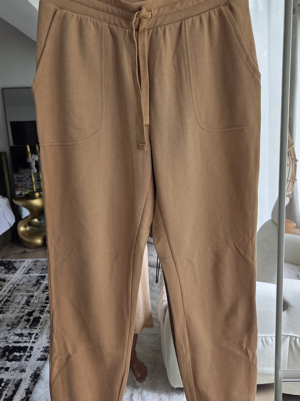 Casual Drawstring Pants - Brown